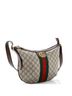 Gucci 100% Coatead Canvas Brown Ophidia Half Moon Hobo GG Coated Canvas Small One size - photo 4