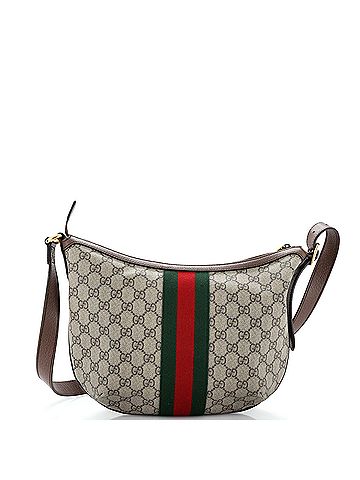 Gucci Ophidia Half Moon Hobo GG Coated Canvas Small (view 2)