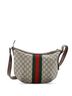 Gucci 100% Coatead Canvas Brown Ophidia Half Moon Hobo GG Coated Canvas Small One size - photo 2