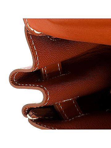 Hermès Kelly Handbag Orange Box Calf with Gold Hardware 32 (view 2)