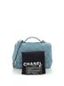 Chanel 100% Leather Blue Business Affinity Flap Bag Quilted Caviar Small One size - photo 4