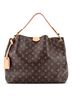 Louis Vuitton 100% Coatead Canvas Brown Graceful Handbag Monogram Canvas MM One size - photo 1