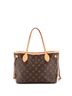 Louis Vuitton 100% Coatead Canvas Brown Neverfull NM Tote Monogram Canvas PM One size - photo 1