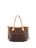 Louis Vuitton 100% Coatead Canvas Brown Neverfull NM Tote Monogram Canvas PM One size - photo 3