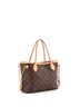Louis Vuitton 100% Coatead Canvas Brown Neverfull NM Tote Monogram Canvas PM One size - photo 4