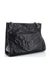 Saint Laurent 100% Leather Black Niki Shopping Tote Matelasse Chevron Leather Medium One size - photo 3