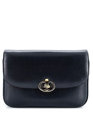 Céline Vintage Carriage Flap Bag Leather Medium (view 2)