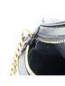 Saint Laurent 100% Leather Black Vinyle Round Camera Bag Matelasse Chevron Leather One size - photo 1