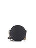 Saint Laurent 100% Leather Black Vinyle Round Camera Bag Matelasse Chevron Leather One size - photo 2