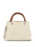 Gucci 100% Leather White Bamboo Shopper Tote Leather Small One size - photo 1
