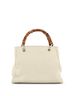 Gucci 100% Leather White Bamboo Shopper Tote Leather Small One size - photo 4