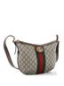 Gucci 100% Coatead Canvas Brown Ophidia Half Moon Hobo GG Coated Canvas Small One size - photo 4