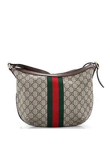 Gucci Ophidia Half Moon Hobo GG Coated Canvas Small (view 2)