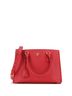 Prada 100% Leather Red Galleria Double Zip Tote Saffiano Leather Medium One size - photo 1
