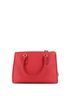 Prada 100% Leather Red Galleria Double Zip Tote Saffiano Leather Medium One size - photo 4