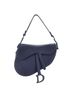 Christian Dior 100% Leather Blue Ultra Matte Saddle Handbag Leather Medium One size - photo 1