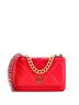Chanel 100% Leather Red 19 Wallet on Chain Quilted Lambskin One size - photo 1