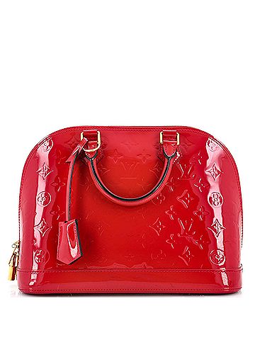 Louis Vuitton Alma Handbag Monogram Vernis MM (view 2)