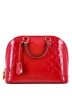 Louis Vuitton 100% Leather Red Alma Handbag Monogram Vernis MM One size - photo 2