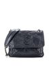 Saint Laurent 100% Leather Blue Niki Chain Flap Bag Matelasse Chevron Leather Baby One size - photo 1