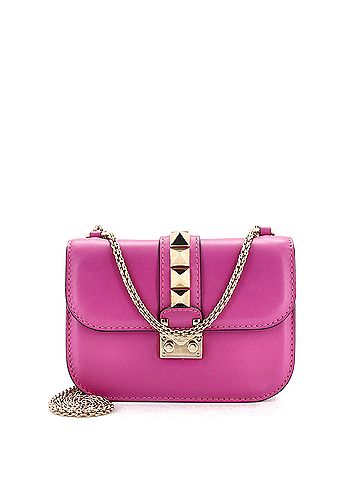 Valentino Garavani Glam Lock Shoulder Bag Leather Small (view 1)