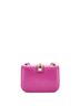 Valentino Garavani 100% Leather Purple Glam Lock Shoulder Bag Leather Small One size - photo 4