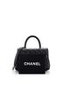 Chanel 100% Leather Black Coco Top Handle Bag Quilted Caviar Mini One size - photo 3