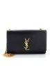 Saint Laurent 100% Leather Black Classic Monogram Crossbody Bag Grainy Leather Large One size - photo 1