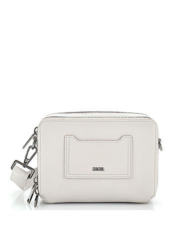Christian Dior Double Zip Crossbody Pouch Leather (view 1)
