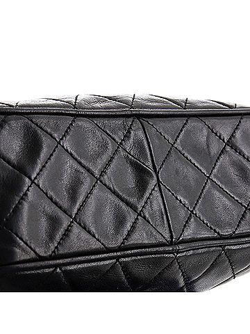 Chanel Vintage Diamond CC Camera Bag Quilted Leather Medium (view 1)