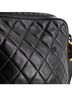 Chanel 100% Leather Black Vintage Diamond CC Camera Bag Quilted Leather Medium One size - photo 3