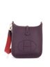 Hermès 100% Leather Purple Evelyne Bag Gen III Clemence TPM One size - photo 1