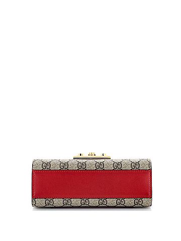 Gucci Padlock Shoulder Bag GG Coated Canvas and Leather Small (view 2)
