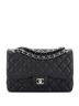 Chanel 100% Leather Black Classic Double Flap Bag Quilted Caviar Jumbo One size - photo 1