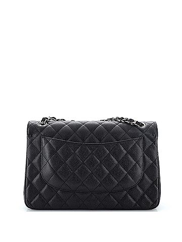 Chanel Classic Double Flap Bag Quilted Caviar Jumbo (view 2)