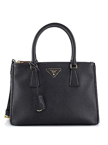 Prada Galleria Double Zip Tote Saffiano Leather Small (view 1)
