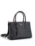 Prada 100% Leather Black Galleria Double Zip Tote Saffiano Leather Small One size - photo 3