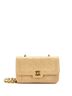 Chanel 100% Leather Tan Vintage CC Chain Flap Bag Quilted Lambskin Mini One size - photo 3