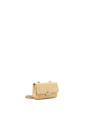 Chanel Vintage CC Chain Flap Bag Quilted Lambskin Mini (view 2)