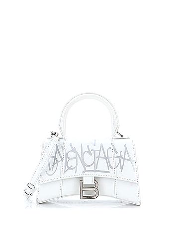 Balenciaga Graffiti Hourglass Top Handle Bag Leather XS (view 1)