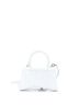 Balenciaga 100% Leather White Graffiti Hourglass Top Handle Bag Leather XS One size - photo 4