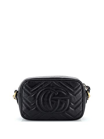 Gucci GG Marmont Shoulder Bag Matelasse Leather Mini (view 2)