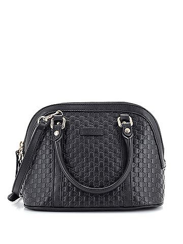 Gucci Convertible Dome Satchel (Outlet) Microguccissima Leather Mini (view 1)