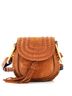 Chloé 100% Leather Brown Hudson Handbag Whipstitch Suede Mini One size - photo 1