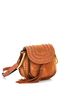 Chloé 100% Leather Brown Hudson Handbag Whipstitch Suede Mini One size - photo 3