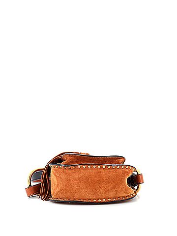 Chloé Hudson Handbag Whipstitch Suede Mini (view 2)