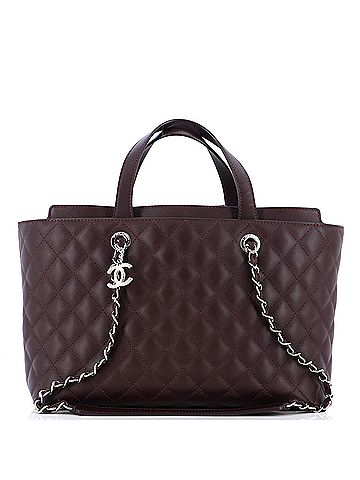 Chanel Easy Shopping Tote Quilted Calfskin Large (view 1)