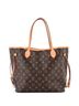 Louis Vuitton 100% Coatead Canvas Brown Neverfull Tote Monogram Canvas MM One size - photo 4