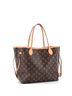 Louis Vuitton 100% Coatead Canvas Brown Neverfull Tote Monogram Canvas MM One size - photo 2