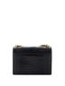 Saint Laurent 100% Leather Black Sunset Crossbody Bag Crocodile Embossed Leather Medium One size - photo 4